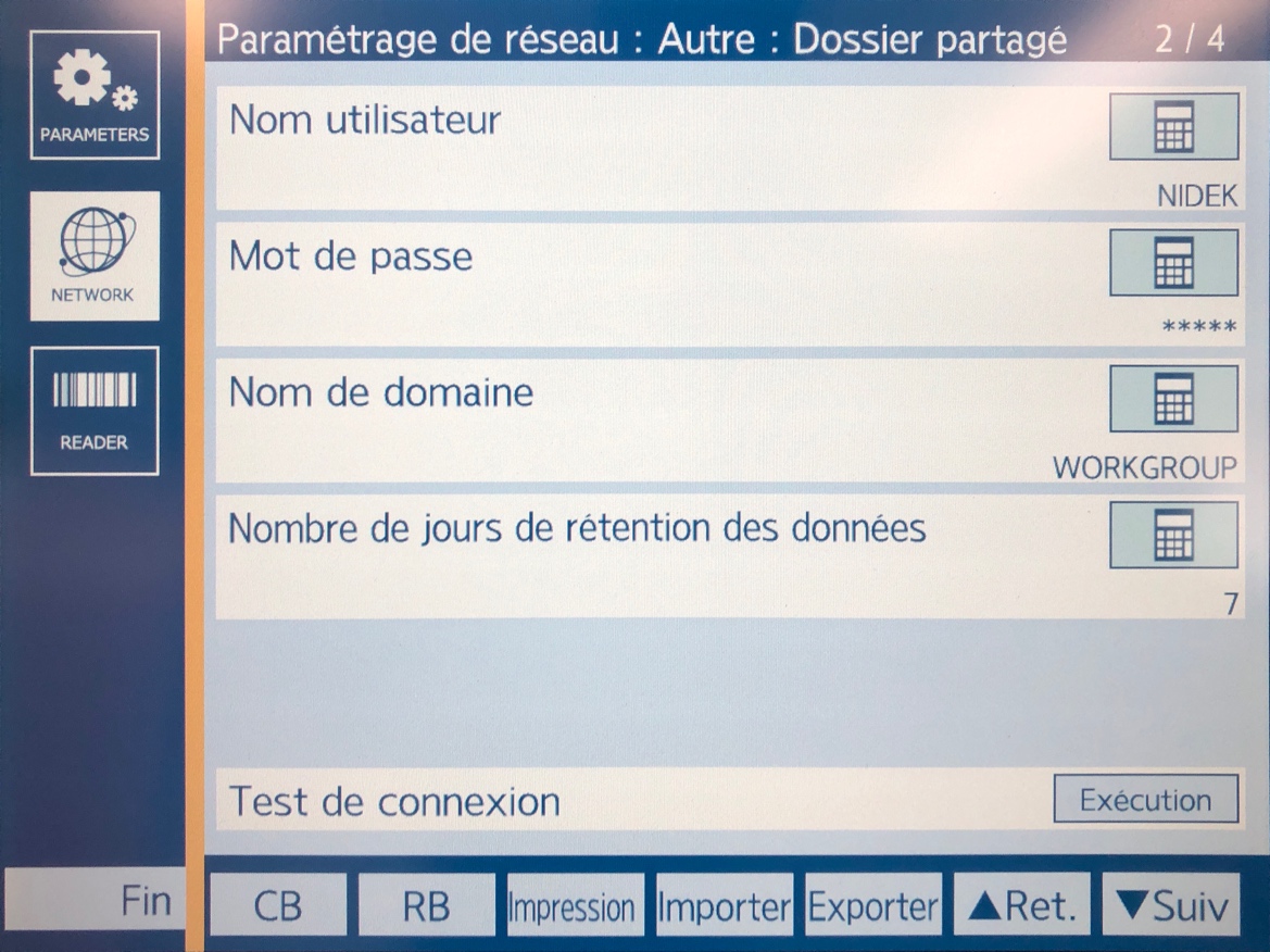 RT-6100 shared folder screen 2 of 4