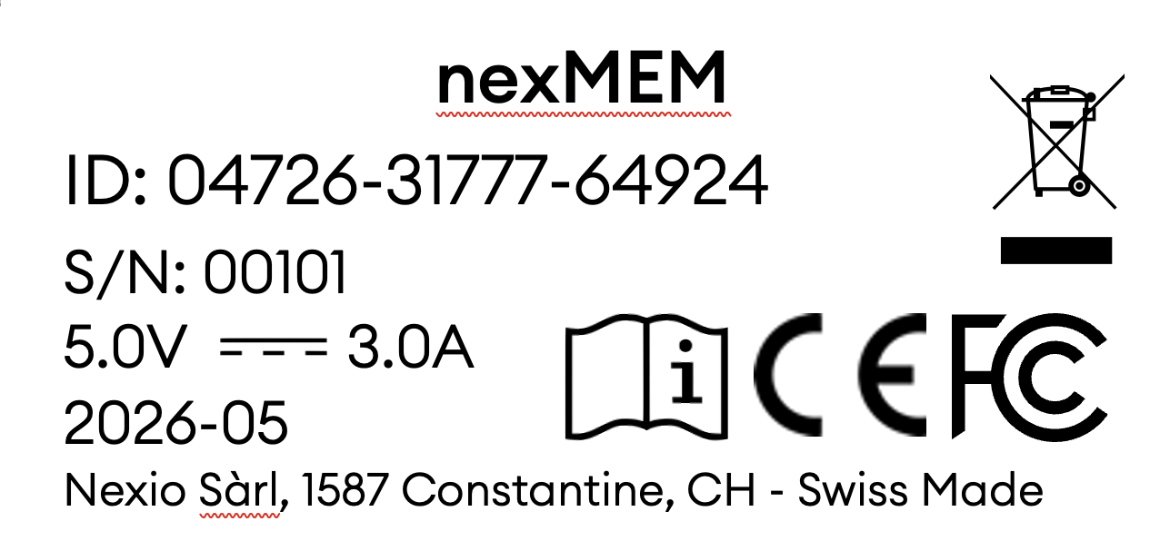 Product label